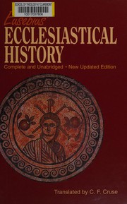 Front cover of Eusebius' Ecclesiastical History by Eusebius of Caesarea, Bishop of Caesarea