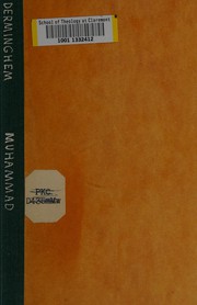 Front cover of Muhammad and the Islamic tradition by Emile Dermenghem