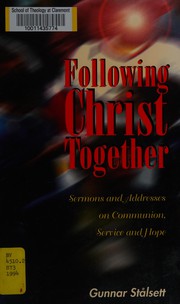 Front cover of Following Christ together by Gunnar Stålsett