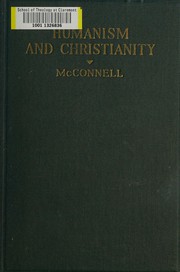 Front cover of Humanism and Christianity by Francis John McConnell