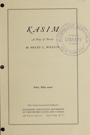 Cover of Kasim by Helen L. Willcox