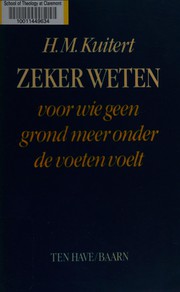 Front cover of Zeker weten by Harminus Martinus Kuitert