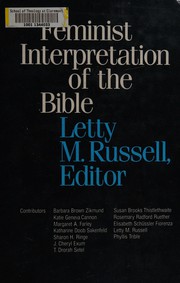 Cover of Feminist interpretation of the Bible by Letty M. Russell
