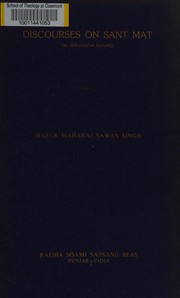 Cover of Discourses on Sant Mat by Sawan Singh