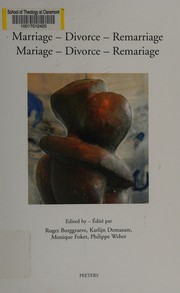 Cover of Marriage, divorce, remarriage by Roger Burggraeve