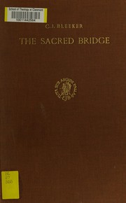 Front cover of The sacred bridge by Claas Jouco Bleeker