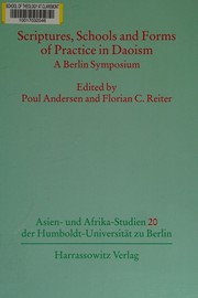 Front cover of Scriptures, schools and forms of practice in Daoism: a Berlin symposium by Poul Andersen