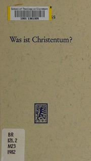 Front cover of Was ist Christentum? by Fritz Maass