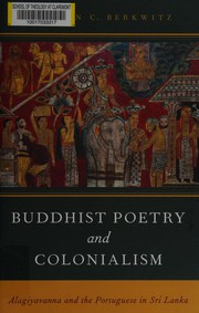 Front cover of Buddhist poetry and colonialism by Stephen C. Berkwitz