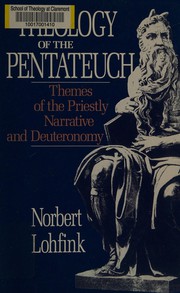 Front cover of Theology of the Pentateuch by Norbert Lohfink