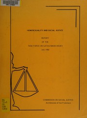 Front cover of Homosexuality and social justice by Task Force on Gay/Lesbian Issues.