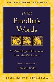 Cover of In the Buddha's words by Bhikkhu Bodhi