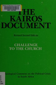 Cover of Challenge to the church by Kairos Theologians (Group)