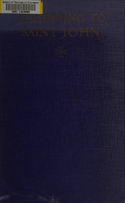 Cover of According to Saint John by Lord Charnwood