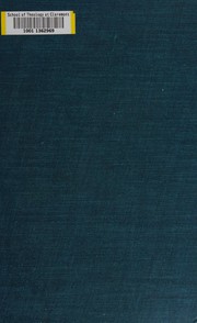 Front cover of The gospel and the church by Charles E. Raven