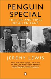Front cover of The Life and Times of Allen Lane by Jeremy Lewis