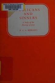 Front cover of Publicans and sinners by H. G. G. Herklots