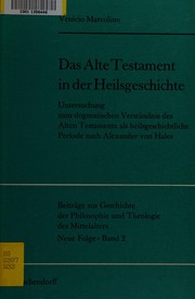 Front cover of Das Alte Testament in der Heilsgeschichte by Venício Marcolino