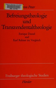 Front cover of Befreiungstheologie und Transzendentaltheologie by Anton Peter