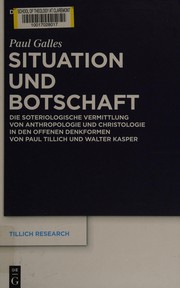 Cover of Situation und Botschaft by Paul Galles