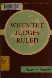 Front cover of When the Judges ruled by J. Alberto Soggin