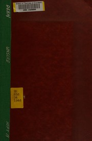 Front cover of Unsere Predigt heute by Günther Dehn