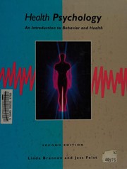 Front cover of Health psychology by Linda Brannon