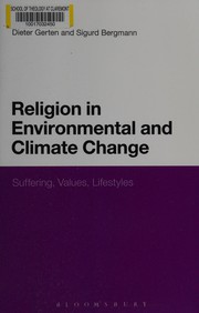 Front cover of Religion in environmental and climate change by Dieter Gerten