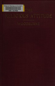Front cover of The religious attitude by Angus Stewart Woodburne