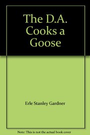 Cover of The D.A. cooks a goose by Erle Stanley Gardner