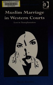 Front cover of Muslim marriage in Western courts by Pascale Fournier