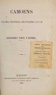 Cover of Camoens by Alejandro Tapia y Rivera