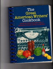Cover of The Great American writers' cookbook by Dean Faulkner Wells