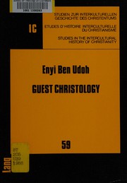 Front cover of Guest christology by Enyi Ben Udoh