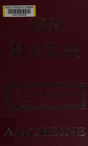 Front cover of Ibn Hazm by Anwar G. Chejne