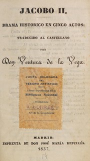 Front cover of Jacobo II by Ventura de la Vega