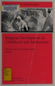 Front cover of Religious Development in Childhood and Adolescence (New Directions for Child and Adolescent Development) by Fritz K. Oser