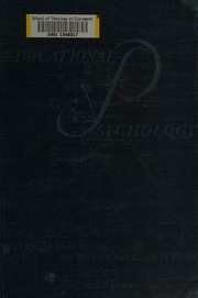 Front cover of Educational psychology by Arthur Irving Gates