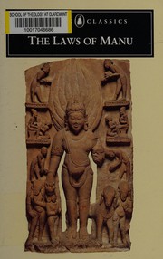 Cover of Mānavadharmaśāstra by Manu