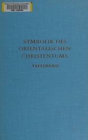 Front cover of Symbolik des orientalischen Christentums by Ernst Hammerschmidt