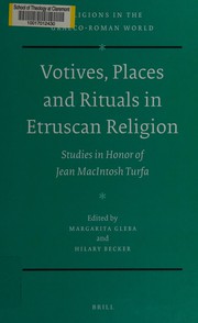 Front cover of Votives, places and rituals in Etruscan religion by Jean MacIntosh Turfa
