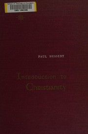 Cover of Introduction to Christianity by Paul Hessert