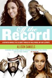 Cover of Off the Record by Allison Samuels