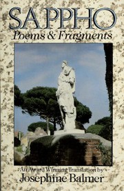 Cover of Poems and Fragments by Sappho