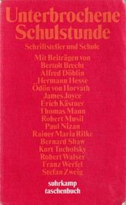 Front cover of Unterbrochene Schulstunde by Volker Michels