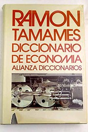 Front cover of Diccionario de economía by Ramón Tamames