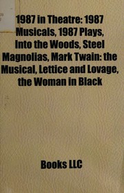 Front cover of 1987 in theatre by Books Llc