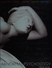 Front cover of Abnormal psychology by James Neal Butcher