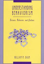 Cover of Understanding Behaviorism by William M. Baum