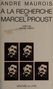 Front cover of À la recherche de Marcel Proust by André Maurois